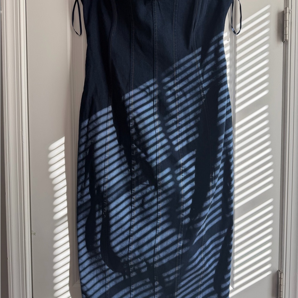 Fashion Nova Black Strapless Dress - Picture 2 of 4